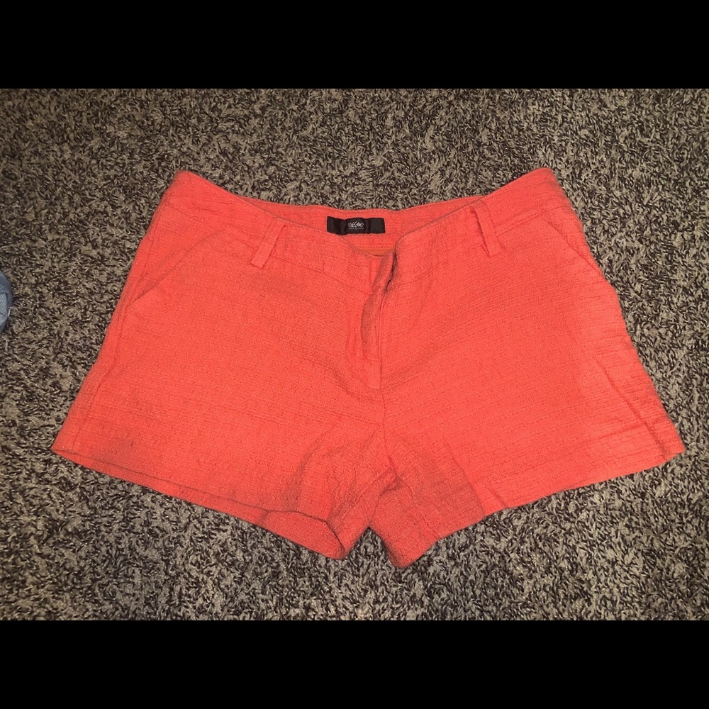 Orange/burnt orange shorts